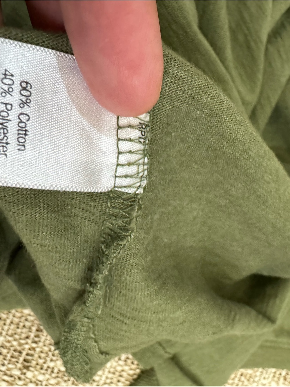 SONOMA Goods For Life Olive Green Sleeveless V-Neck Midi Dress size Small - Picture 7 of 8